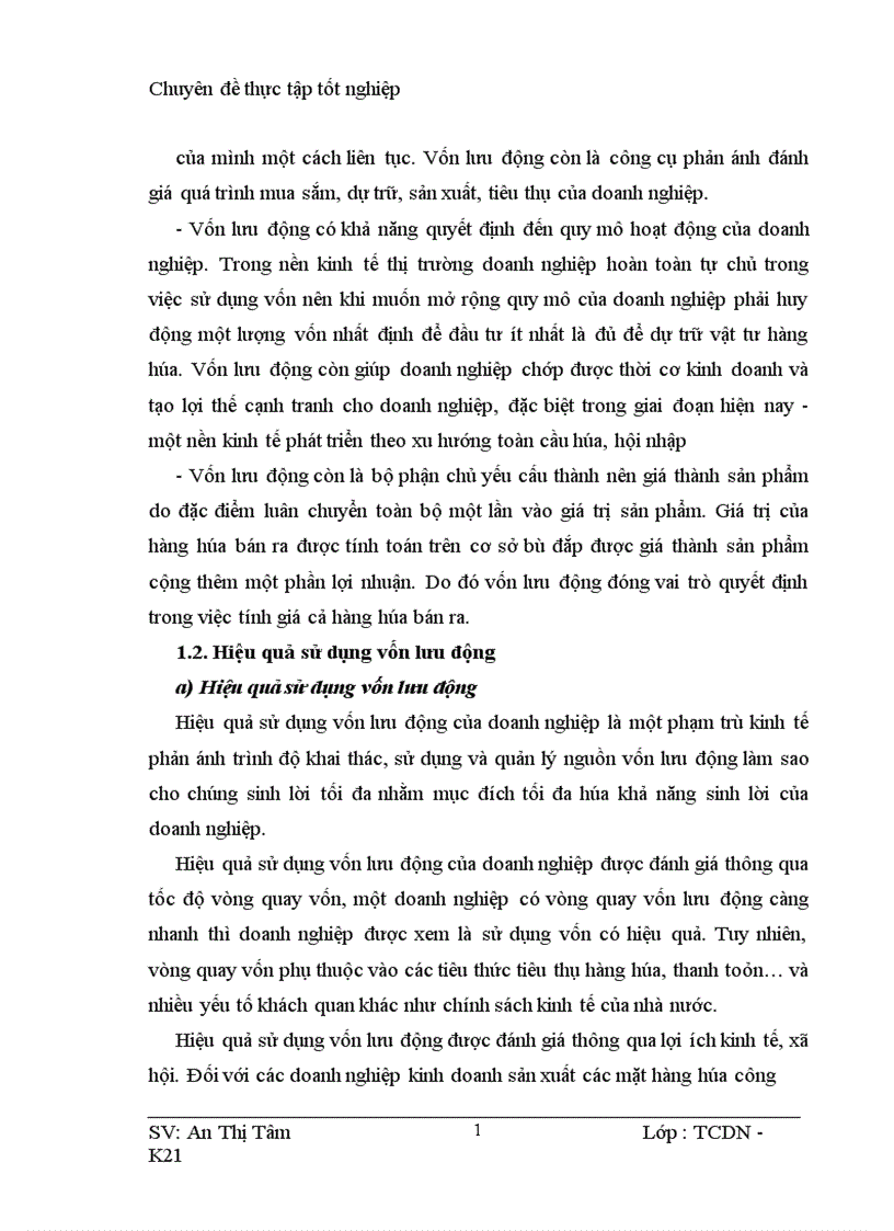 image for page Nâng cao hiệu quả sử dụng vốn lưu động tại công ty cổ phần Vật Liệu và Xây Dựng Hà Nội 1