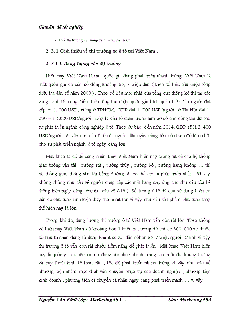 image for page Các giải pháp Marketing ở công ty TNHH ô tô Thành Đạt 1