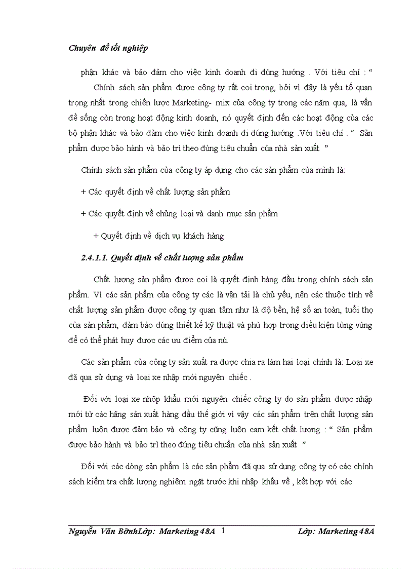 image for page Các giải pháp Marketing ở công ty TNHH ô tô Thành Đạt 1