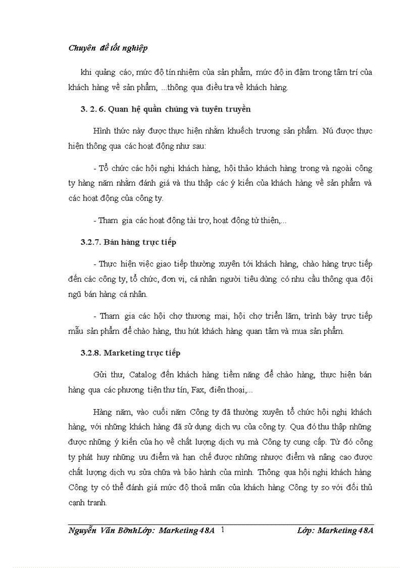 image for page Các giải pháp Marketing ở công ty TNHH ô tô Thành Đạt 1