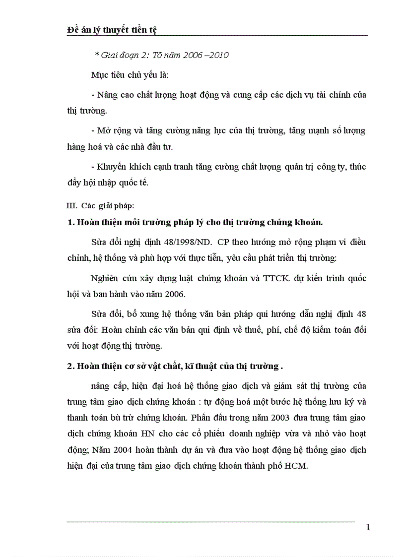 image for page Một số vấn đề về thị trường chứng khoán và định hướng phát triển thị trường chứng khoán ở Việt Nam 1