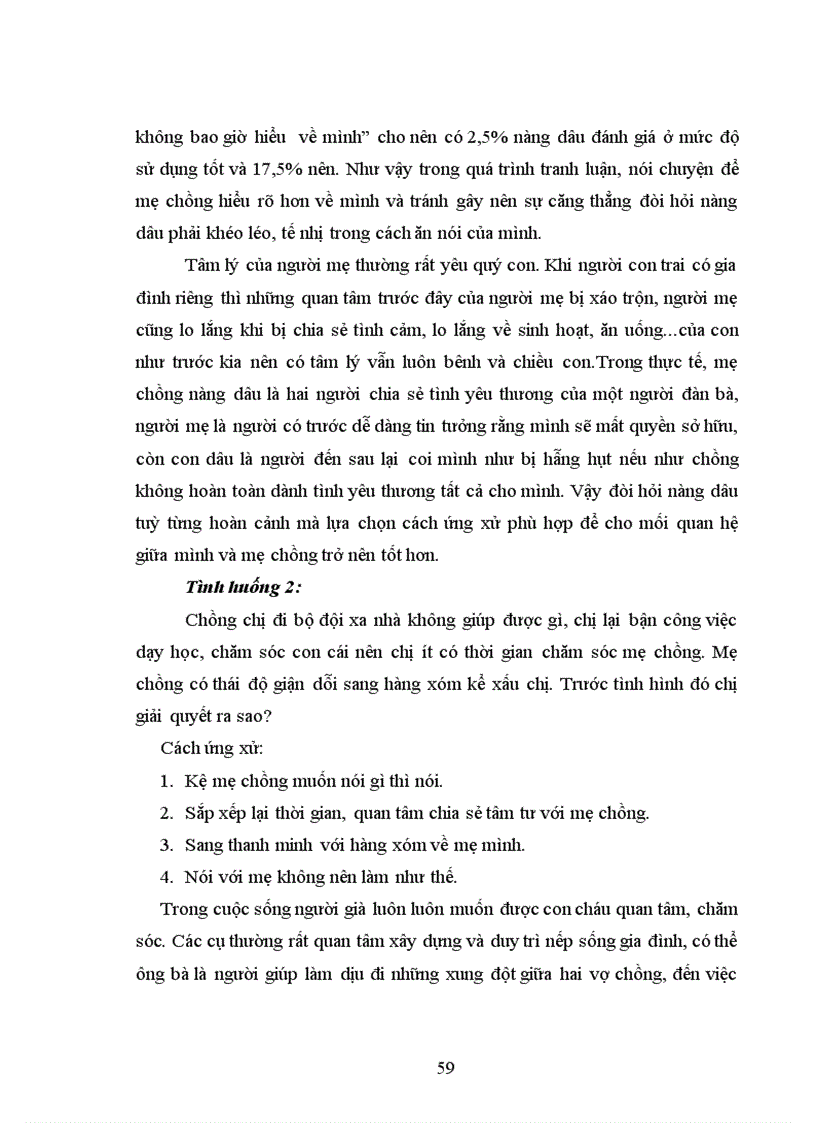 image for page Sự ứng xử của nàng dâu với mẹ chồng 1