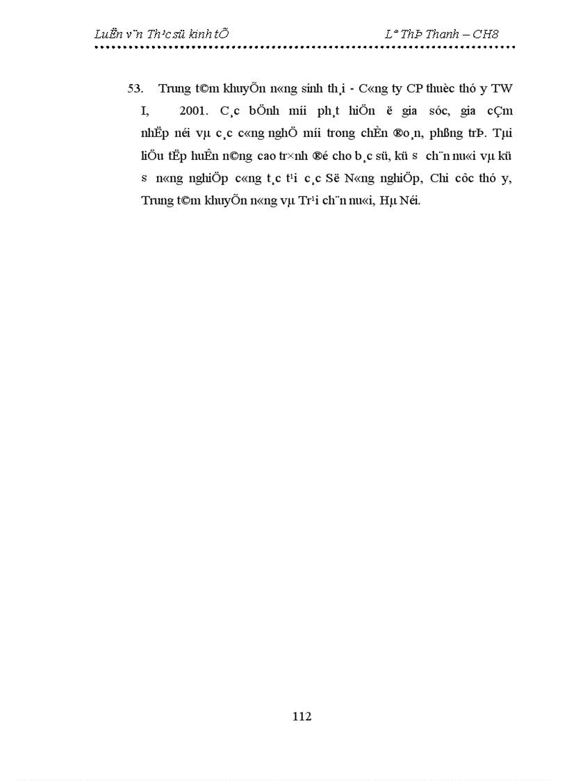 image for page Thực trạng và giải pháp đẩy mạnh sản xuất và tiêu thụ thuốc thú y của Công ty cổ phần thuốc thú y Trung ương I