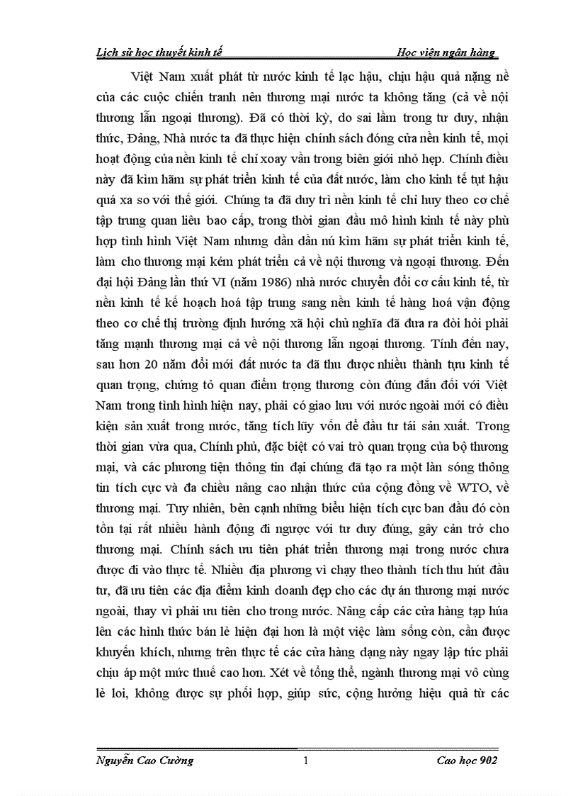 image for page Tư tưởng kinh tế của Chủ nghĩa trọng thương ý nghĩa đối với sự phát triển kinh tế thị trường ở nước ta