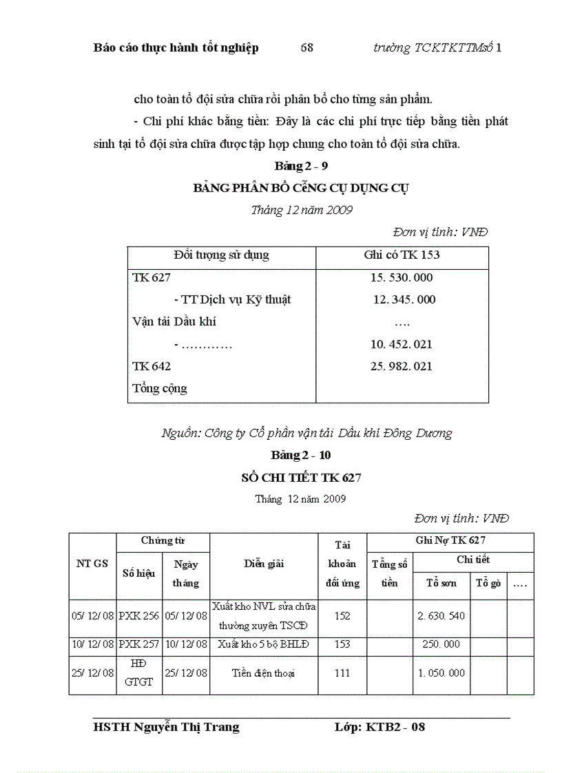 image for page Hoàn thiện kế toán chi phí và tính giá thành dịch vụ sửa chữa tại Công ty Cổ phần Vận tải Dầu khí Đông Dương 1
