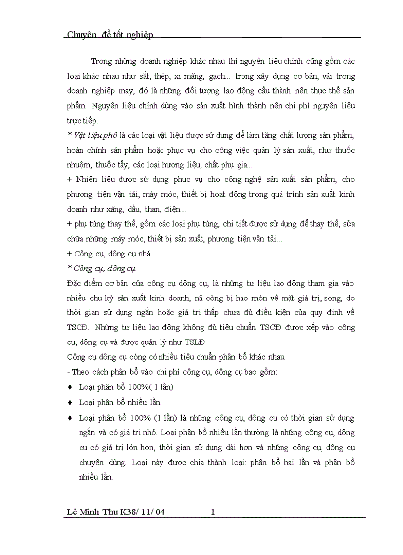 image for page Thực trạng và các giải pháp chủ yêú nâng cao hiệu quả tổ chức quản lý sử dụng vật tư tại Công ty cơ khí may Gia Lâm 1