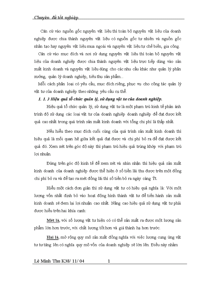 image for page Thực trạng và các giải pháp chủ yêú nâng cao hiệu quả tổ chức quản lý sử dụng vật tư tại Công ty cơ khí may Gia Lâm 1