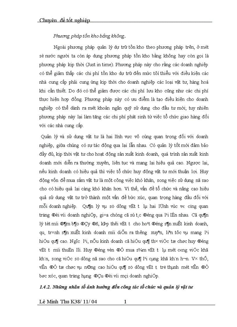 image for page Thực trạng và các giải pháp chủ yêú nâng cao hiệu quả tổ chức quản lý sử dụng vật tư tại Công ty cơ khí may Gia Lâm 1