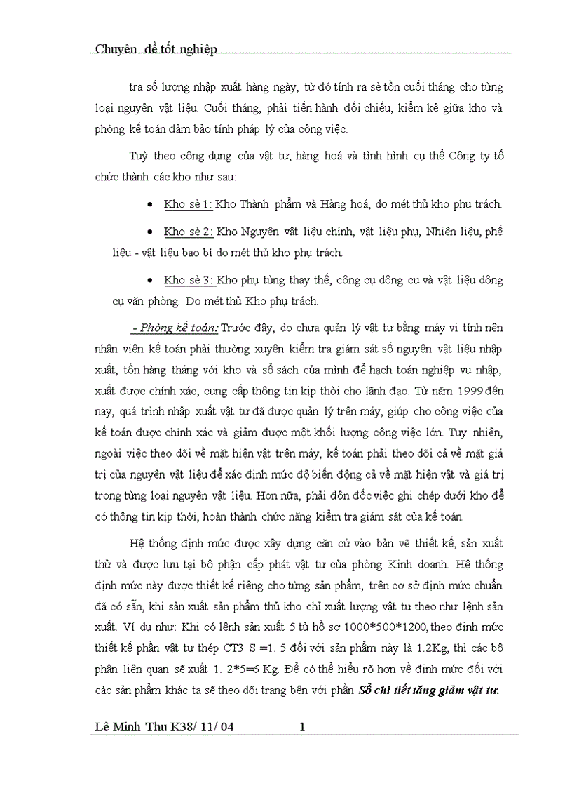image for page Thực trạng và các giải pháp chủ yêú nâng cao hiệu quả tổ chức quản lý sử dụng vật tư tại Công ty cơ khí may Gia Lâm 1