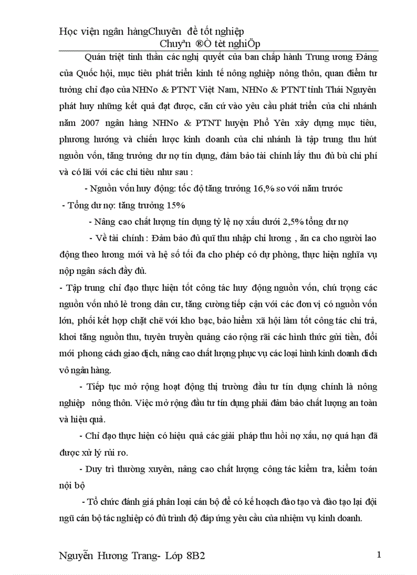 image for page Giải pháp nâng cao hiệu quả kế toán huy động vốn tại Ngân hàng nông nghiệp và phát triển nông thôn huyện Phổ Yên tỉnh Thái Nguyên