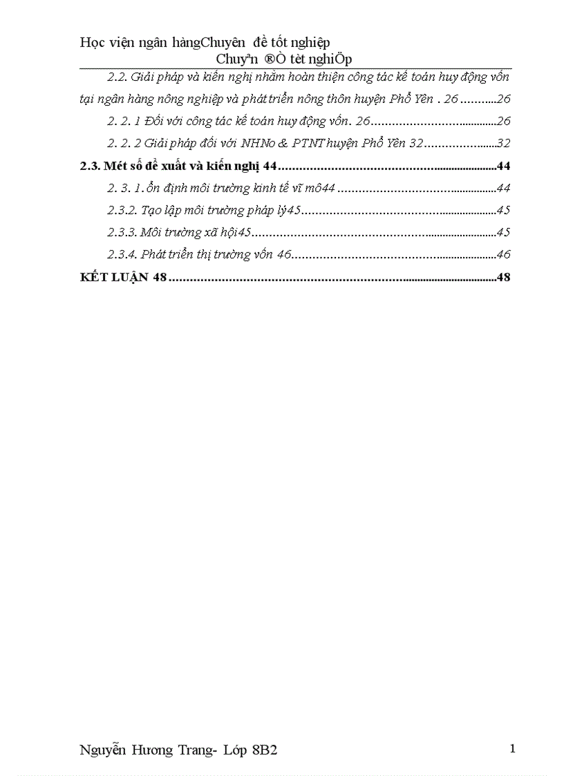 image for page Giải pháp nâng cao hiệu quả kế toán huy động vốn tại Ngân hàng nông nghiệp và phát triển nông thôn huyện Phổ Yên tỉnh Thái Nguyên
