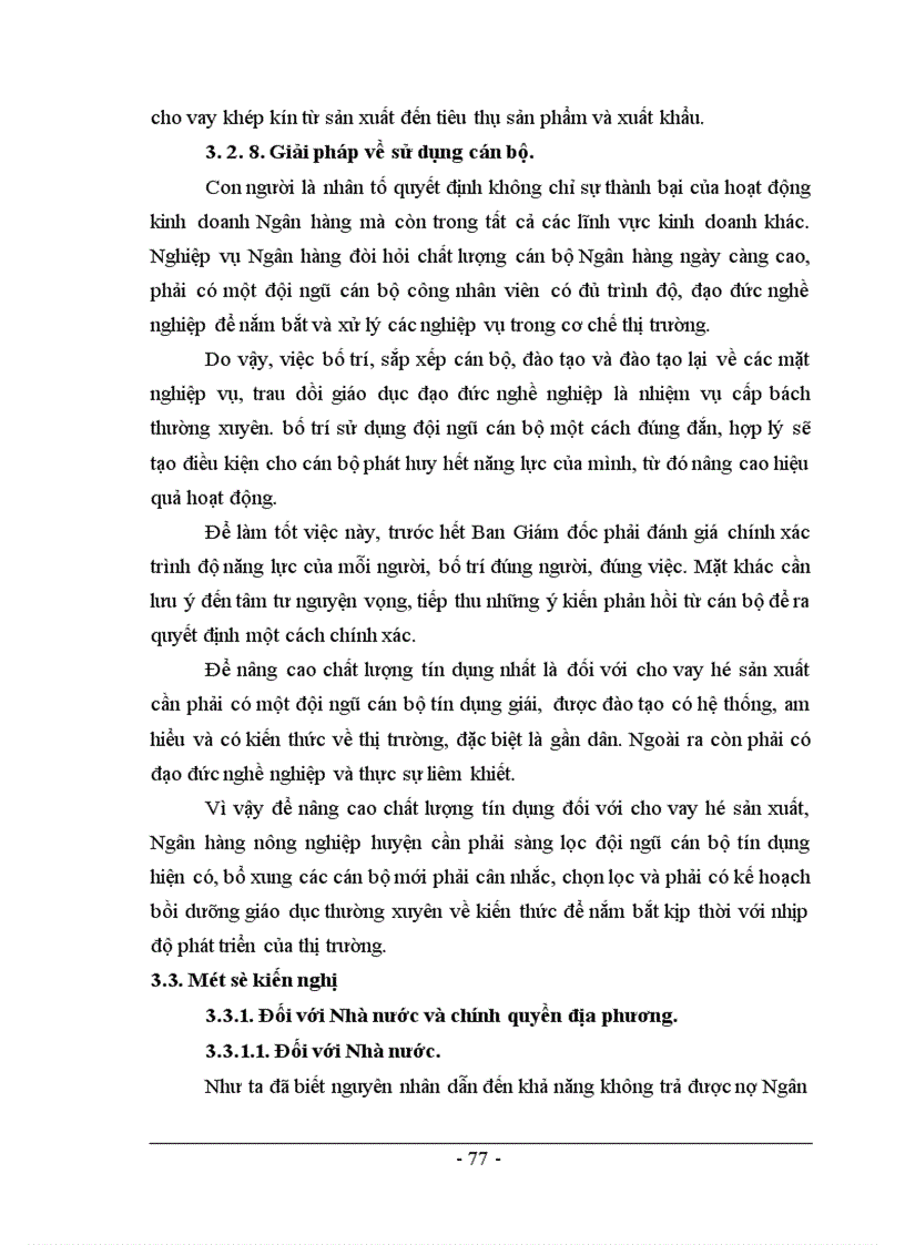 image for page Giải pháp nhằm mở rộng tín dụng đối với hộ sản xuất tại NHNo PTNT Thanh Trì 1