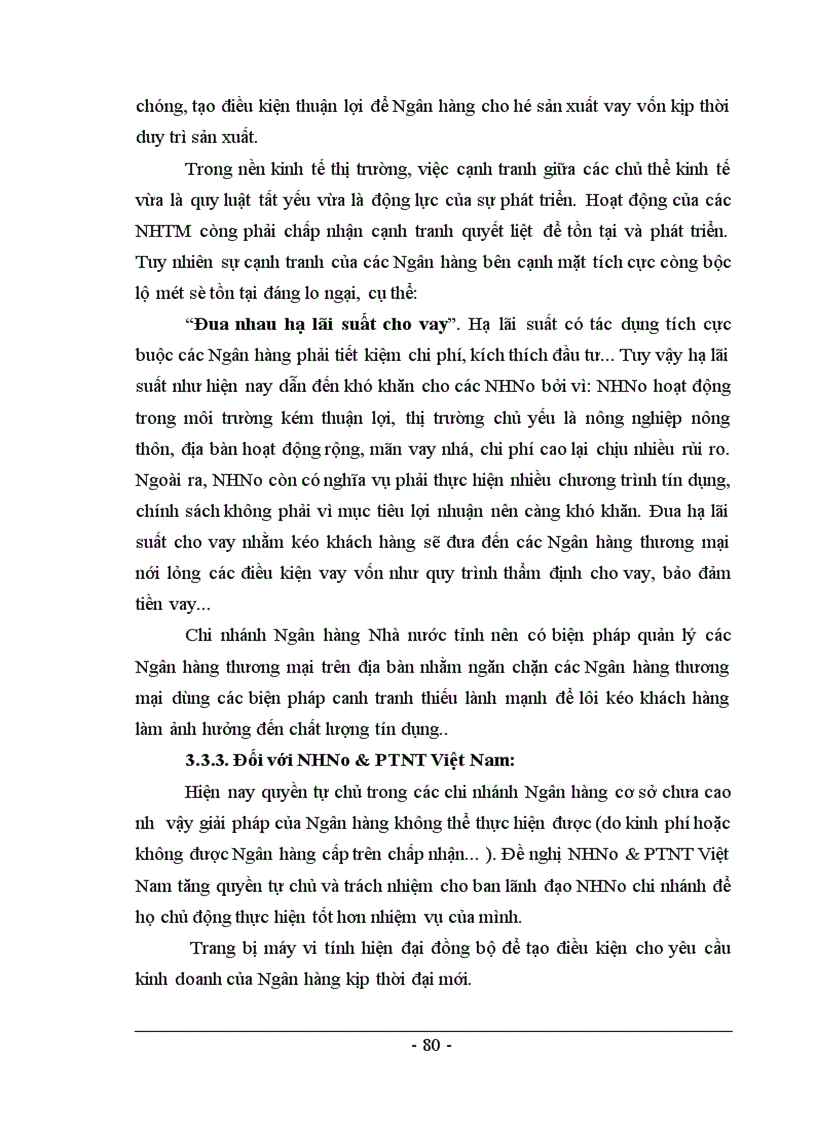 image for page Giải pháp nhằm mở rộng tín dụng đối với hộ sản xuất tại NHNo PTNT Thanh Trì 1