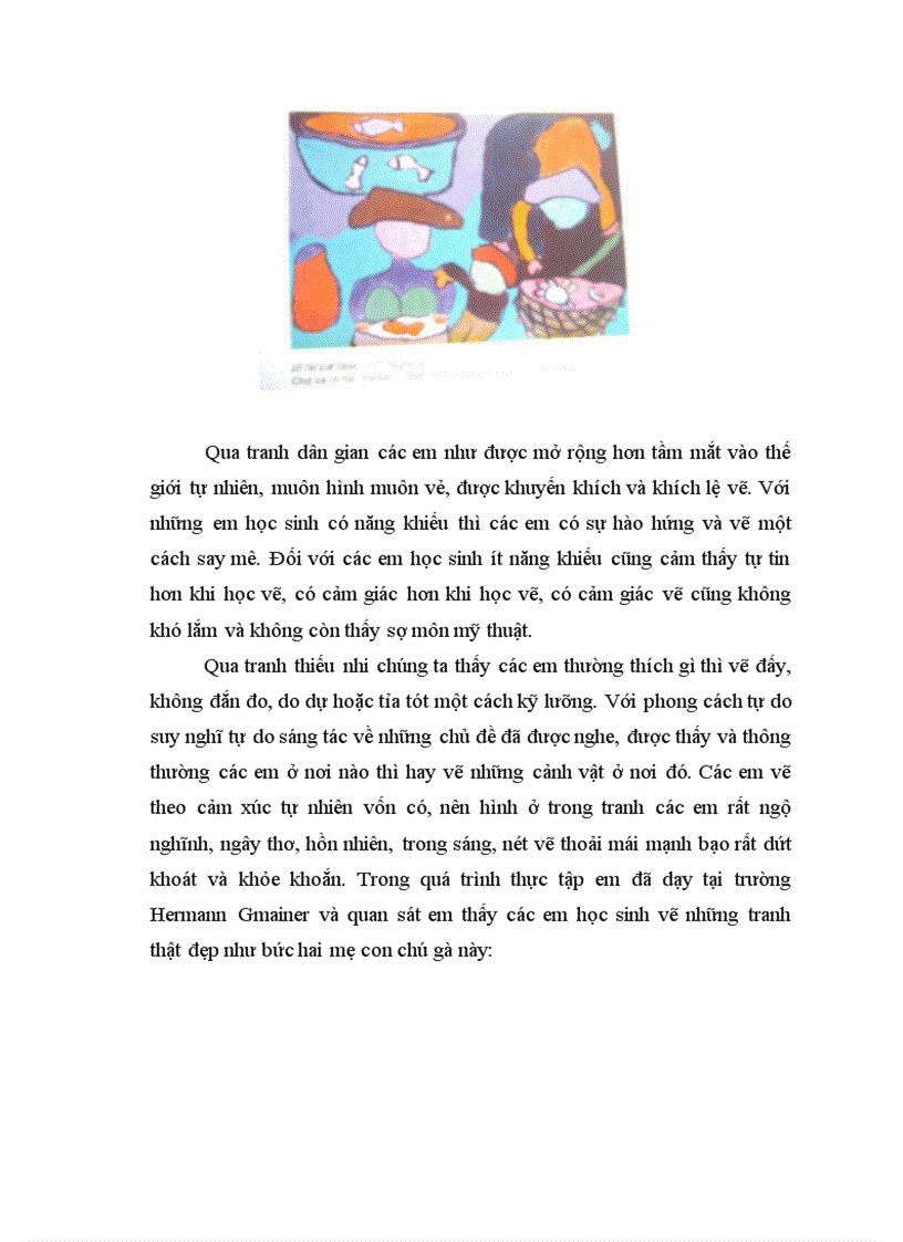 image for page Giáo dục thị hiếu thẩm mỹ cho học sinh qua vẻ đẹp của tranh dân gian Đông Hồ 1