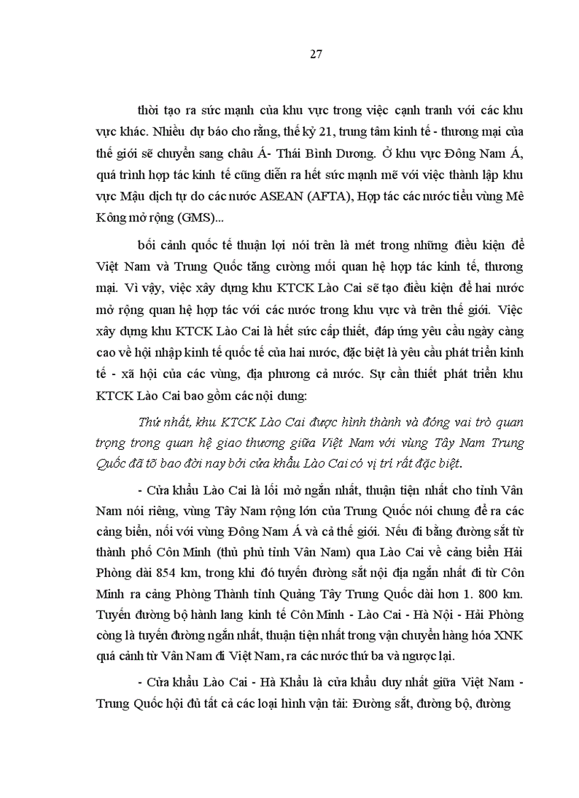 image for page Tác động của sự phát triển khu kinh tế cửa khẩu Lào Cai đến đời sống kinh tế xã hội của tỉnh