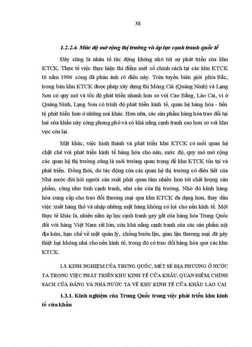 image for page Tác động của sự phát triển khu kinh tế cửa khẩu Lào Cai đến đời sống kinh tế xã hội của tỉnh