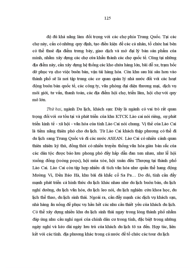 image for page Tác động của sự phát triển khu kinh tế cửa khẩu Lào Cai đến đời sống kinh tế xã hội của tỉnh