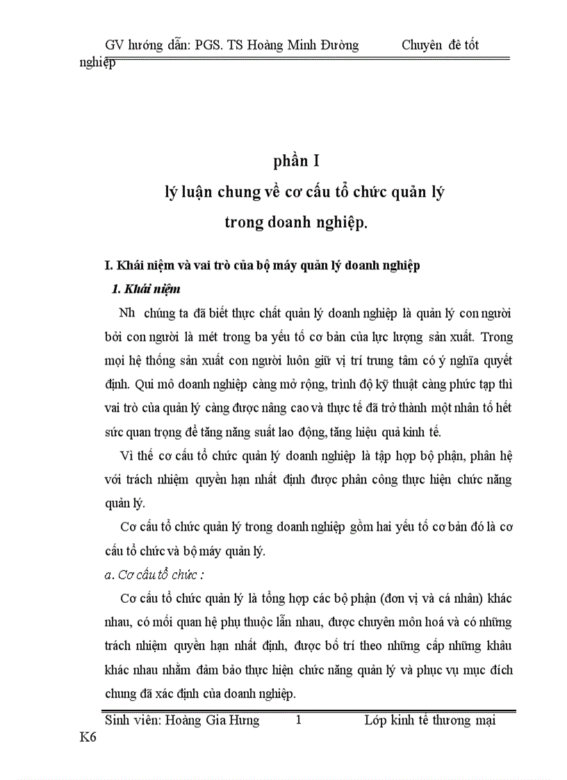 image for page Hoàn thiện tổ chức quản lý của Công ty TNHH Vận Tải Thương Mại Trường Hưng