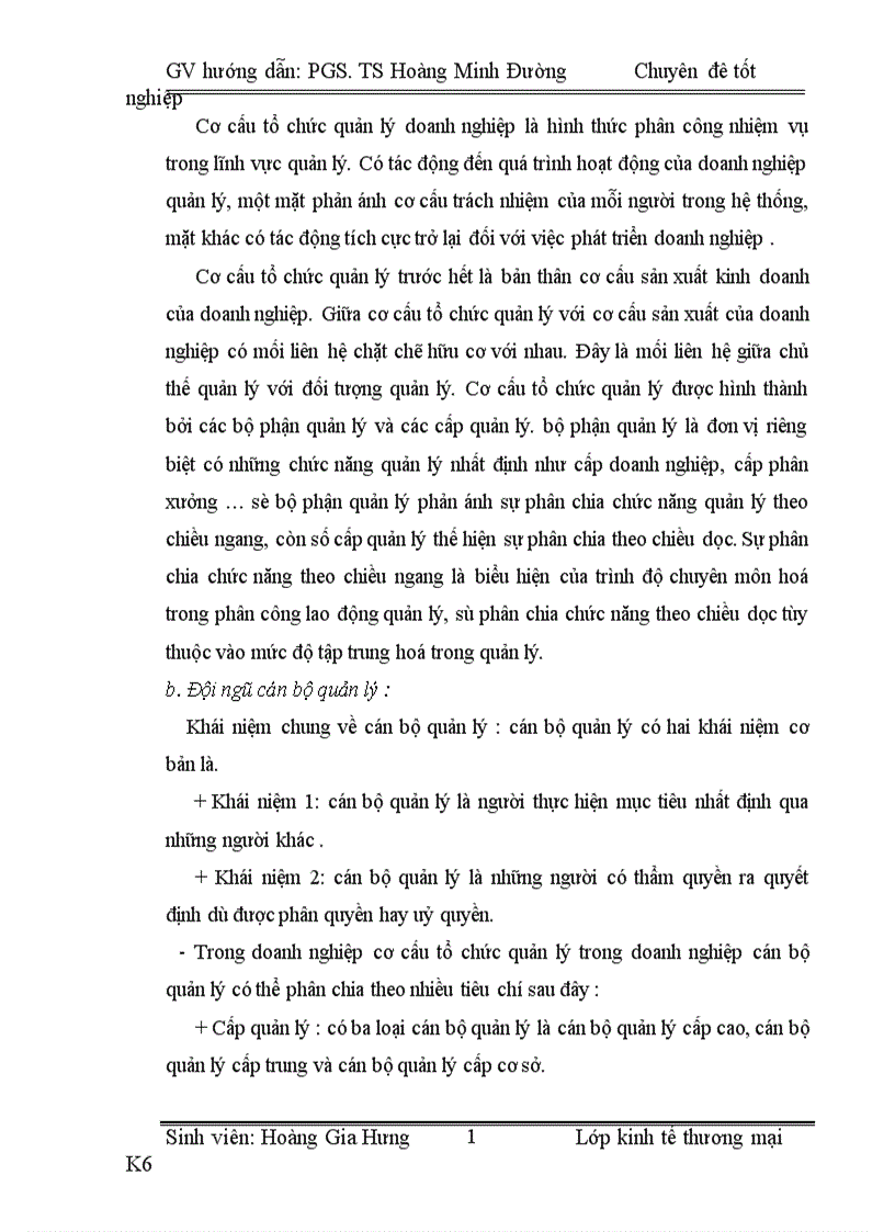 image for page Hoàn thiện tổ chức quản lý của Công ty TNHH Vận Tải Thương Mại Trường Hưng