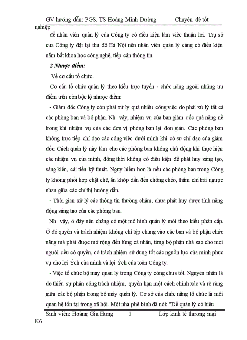 image for page Hoàn thiện tổ chức quản lý của Công ty TNHH Vận Tải Thương Mại Trường Hưng