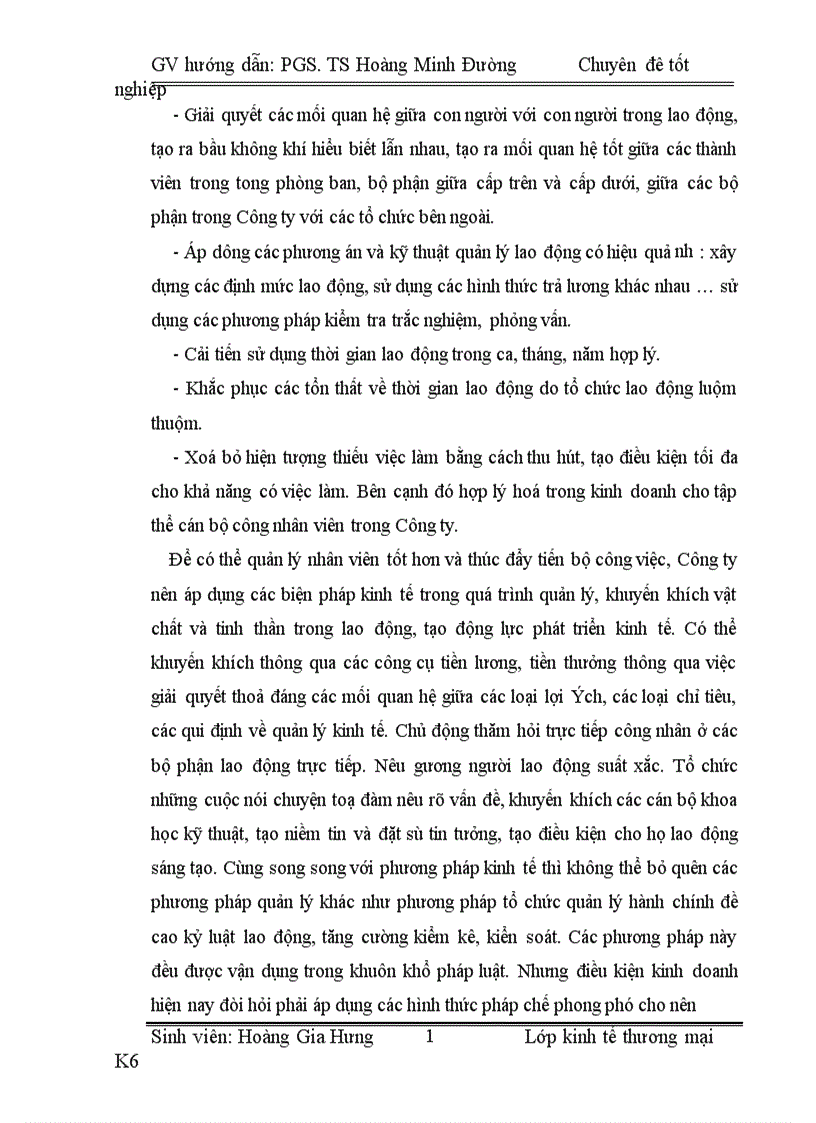 image for page Hoàn thiện tổ chức quản lý của Công ty TNHH Vận Tải Thương Mại Trường Hưng