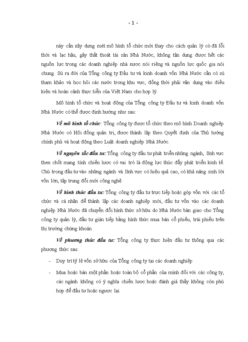 image for page Vai trò của Tổng công ty Đầu tư và Kinh doanh Vốn Nhà Nước đối với sự phát triển của thị trường chứng khoán Việt Nam