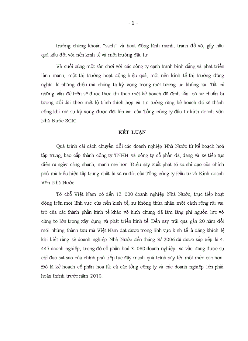 image for page Vai trò của Tổng công ty Đầu tư và Kinh doanh Vốn Nhà Nước đối với sự phát triển của thị trường chứng khoán Việt Nam