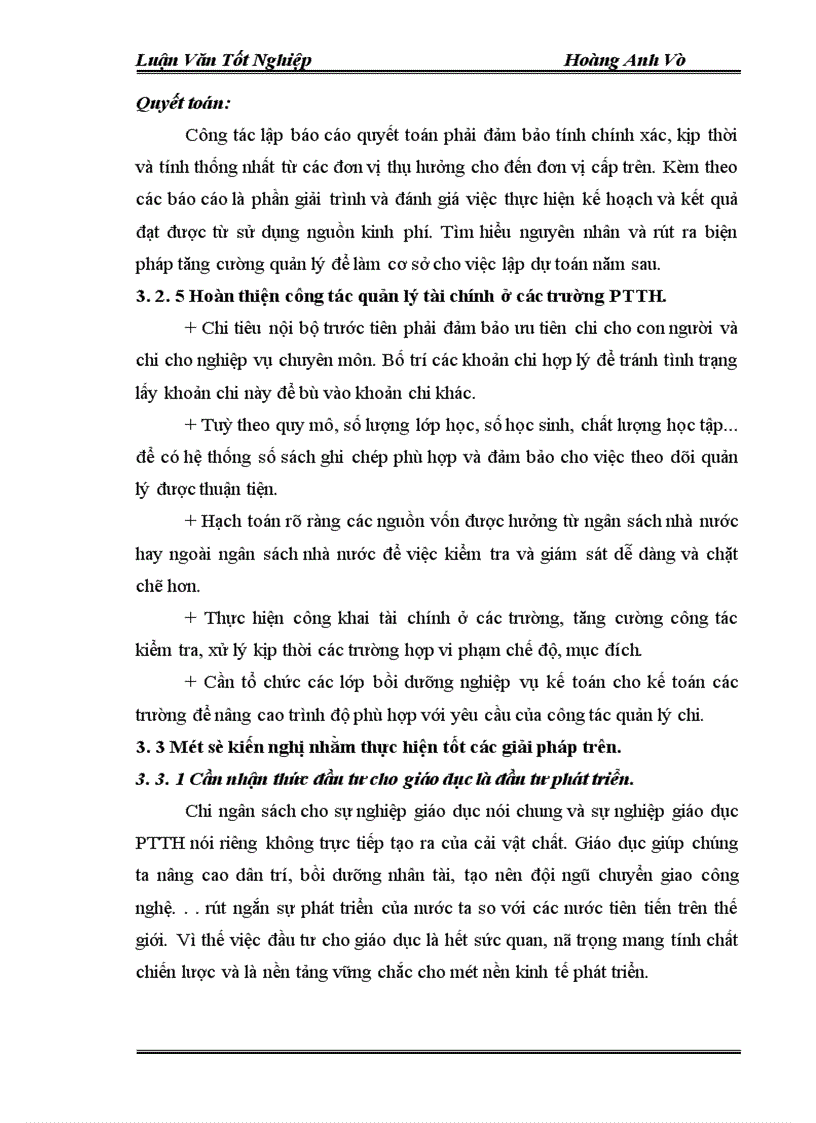 image for page Giải pháp nhằm tăng cường quản lý chi NSNN cho sự nghiệp giáo dục PTTH trên địa bàn tỉnh Phú Thọ
