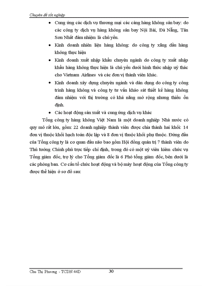 image for page Phân tích tài chính và nâng cao hiệu quả tài chính của Tổng công ty Hàng không Việt Nam 1