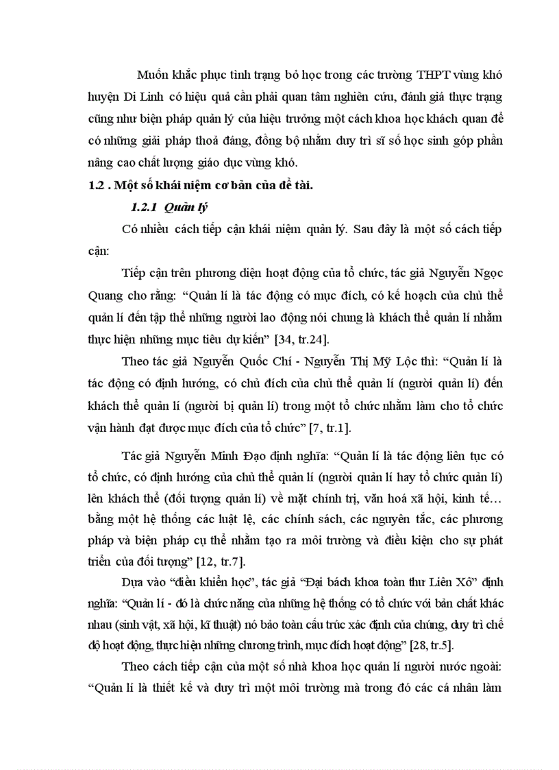 image for page Biện pháp Quản lý của hiệu Trưởng nhằm khắc phục tình trạng học sinh bỏ học ở các trường THPT vùng khó huyện Di Linh 1