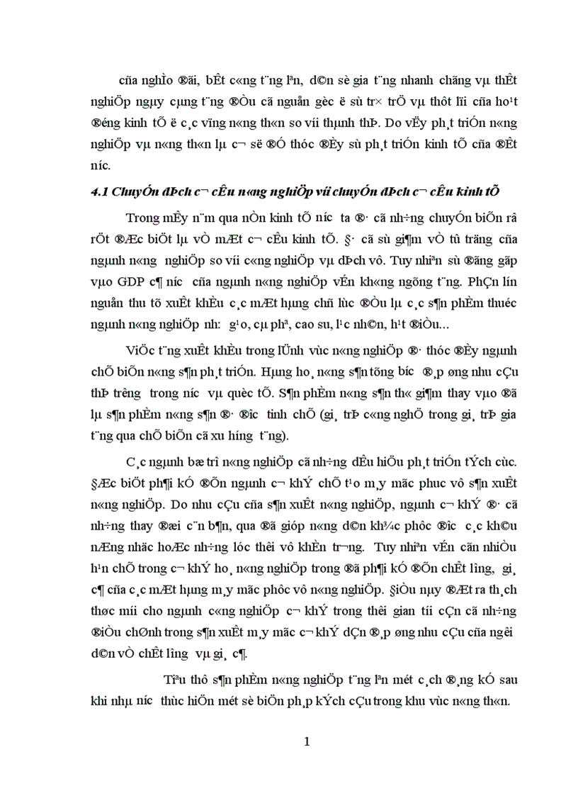 image for page Phương hướng cơ bản chuyển dịch cơ cấu nông nghiệp Việt Nam giai đoạn 20012 2010