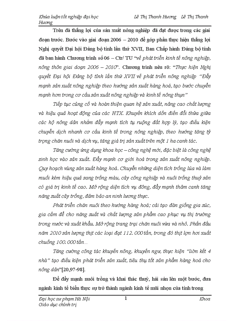 image for page Đảng bộ tỉnh Nam Định lãnh đạo phát triển nông nghiệp giai đoạn 1997 2008 1