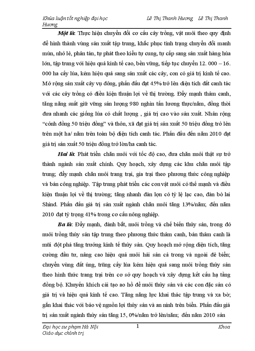 image for page Đảng bộ tỉnh Nam Định lãnh đạo phát triển nông nghiệp giai đoạn 1997 2008 1