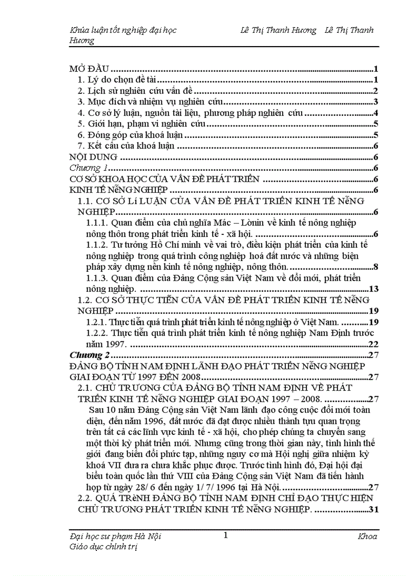 image for page Đảng bộ tỉnh Nam Định lãnh đạo phát triển nông nghiệp giai đoạn 1997 2008 1