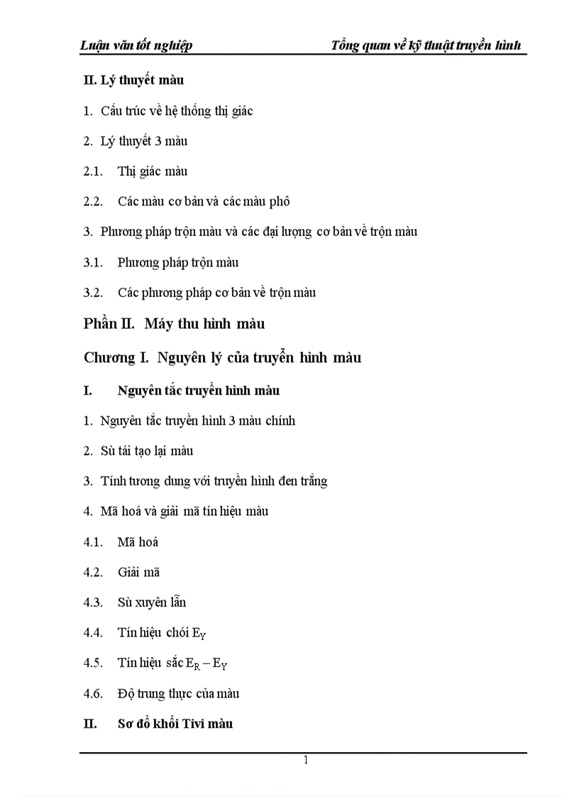 image for page Tổng quan về kỹ thuật truyền hình