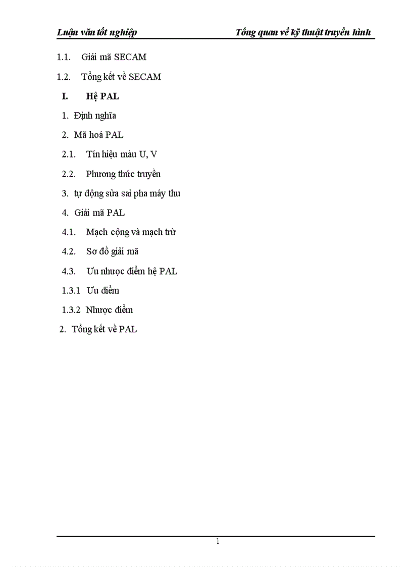 image for page Tổng quan về kỹ thuật truyền hình