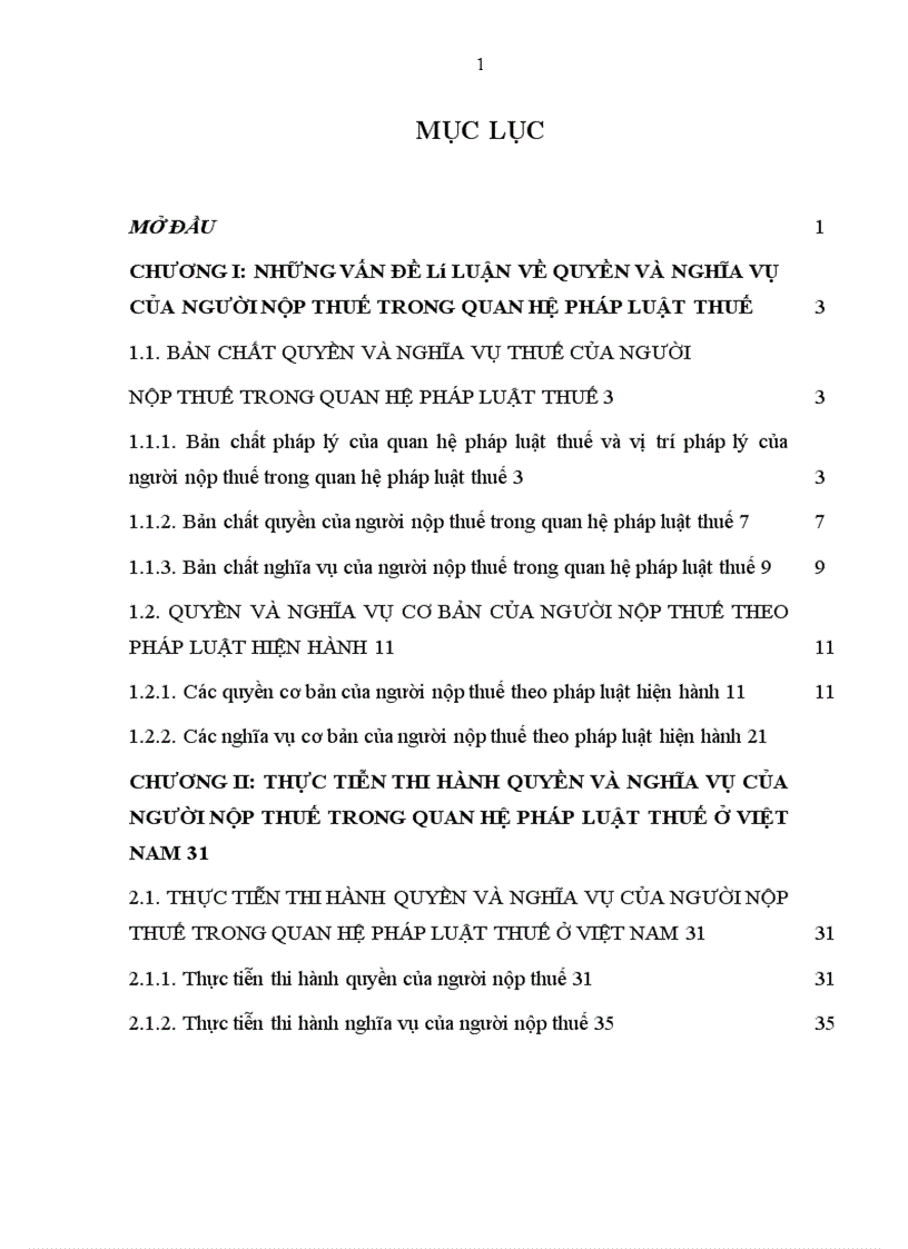 thực tiễn thi hành quyền và nghĩa vụ của người nộp thuế trong quan hệ pháp luật thuế ở việt nam 1
