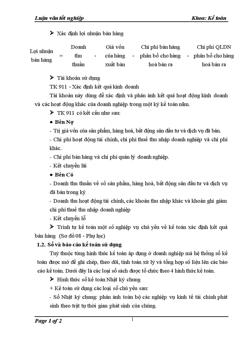image for page Tổ chức kế toán bán hàng và xác định kết quả bán hàng tại Công ty Cổ Phần Công Nghệ Viteq Việt Nam