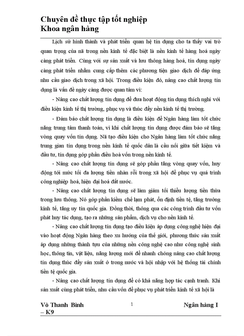 image for page Chất lượng tín dụng ngân hàng hiện trạng và giải pháp nâng cao chất lượng tín dụng tại NHTMCP Navibank Hà Nội