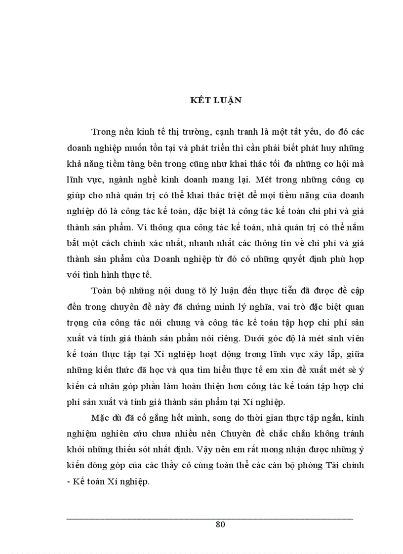 image for page Tổ chức công tác kế toán tập hợp chi phí và tính giá thành sản phẩm tại Xí nghiệp Sông Đà 12 6 1