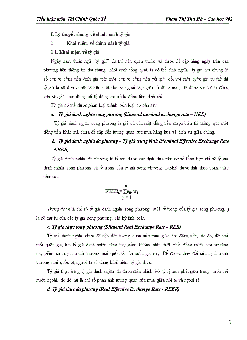 image for page Thực trạng và giải pháp điều hành chính sách tỷ giá của NHNN Việt Nam trong những năm qua 1