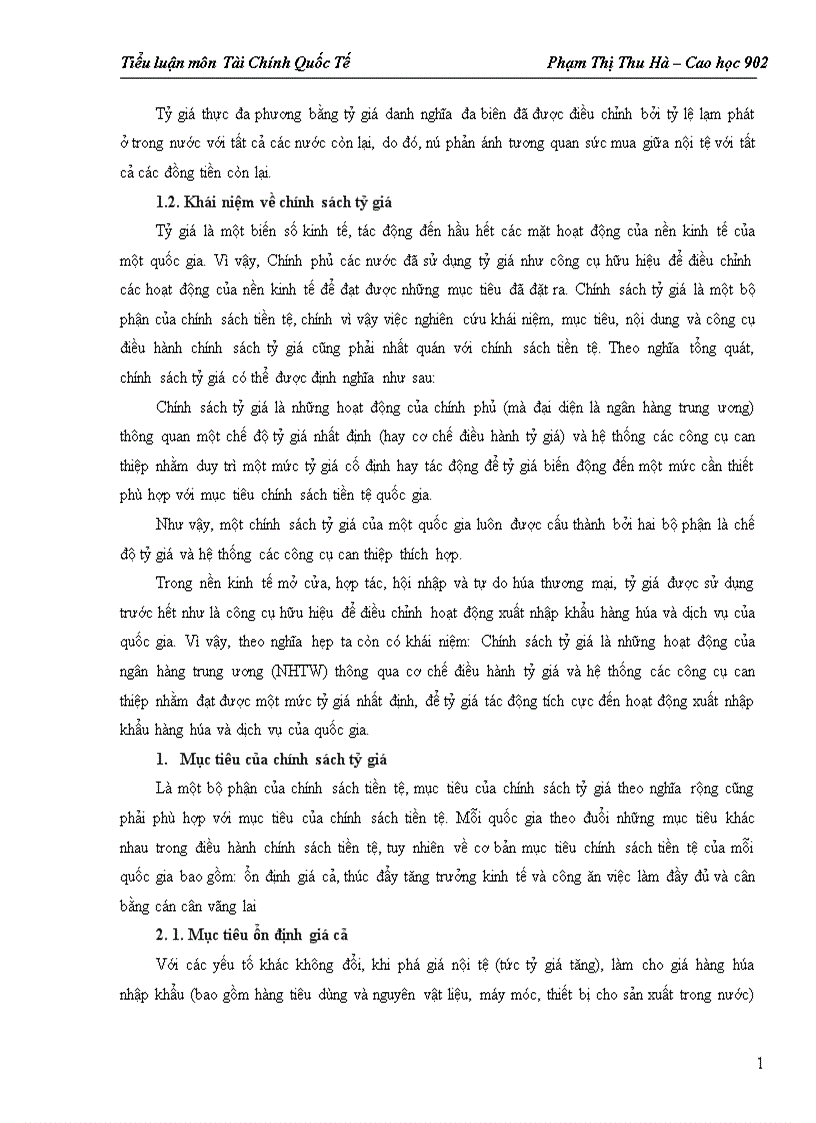 image for page Thực trạng và giải pháp điều hành chính sách tỷ giá của NHNN Việt Nam trong những năm qua 1