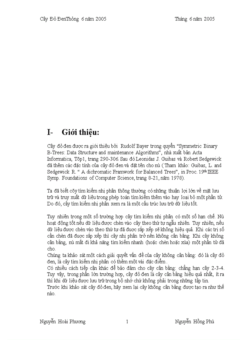 image for page Báo cáo môn cấu trúc dữ liệu Cây Đỏ Đen 1