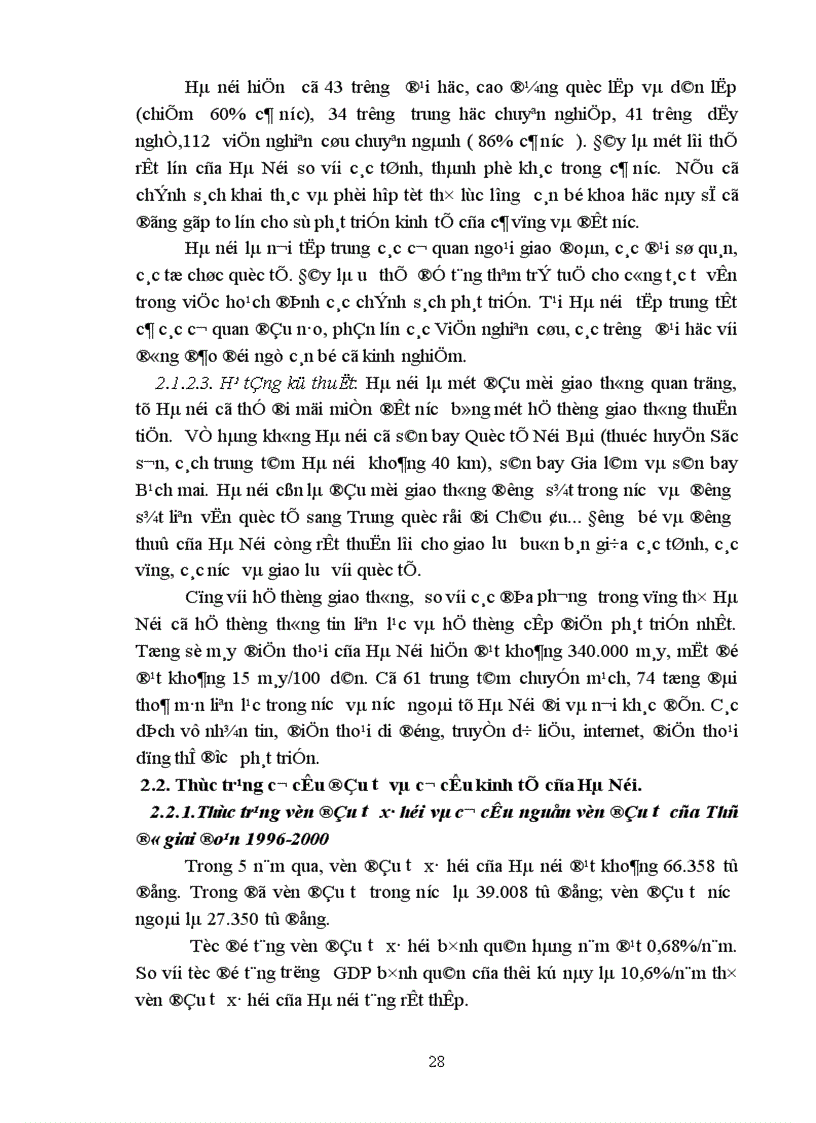 image for page Phương hướng và giải pháp chuyển dịch cơ cấu đầu tư theo ngành trên địa bàn Hà Nội giai đoạn 2001 2005