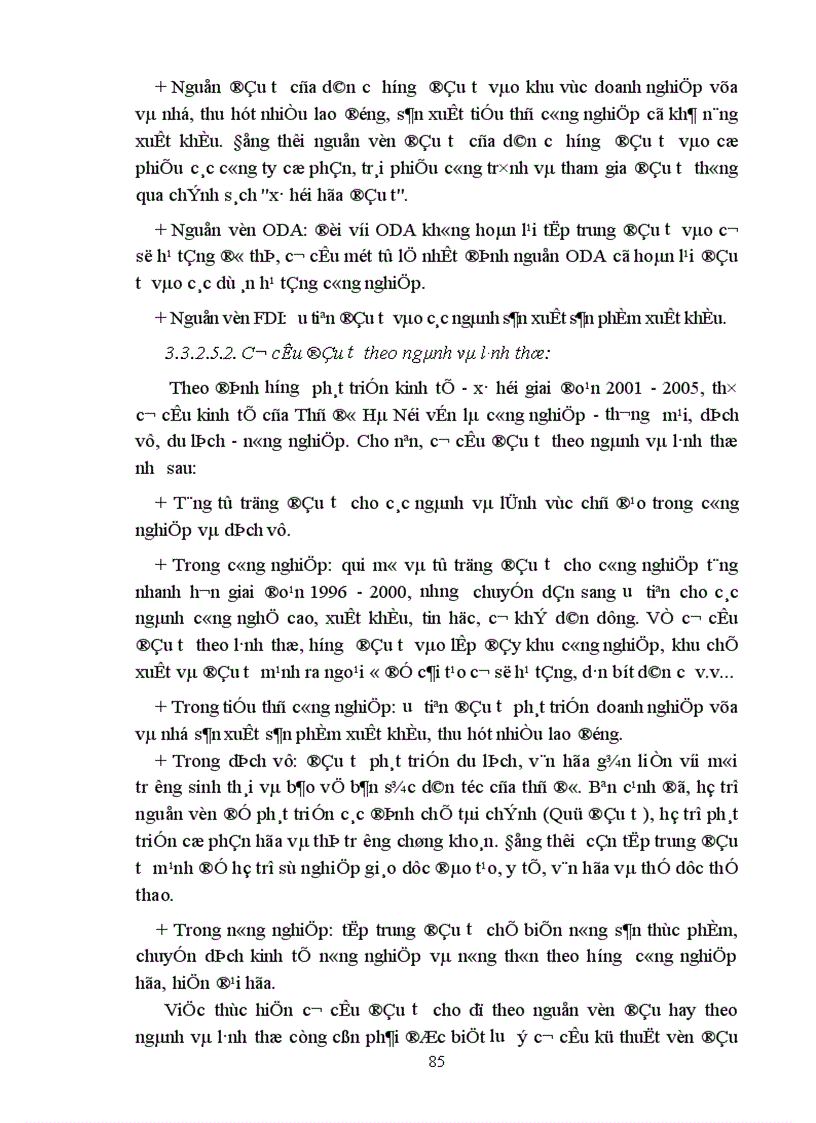 image for page Phương hướng và giải pháp chuyển dịch cơ cấu đầu tư theo ngành trên địa bàn Hà Nội giai đoạn 2001 2005