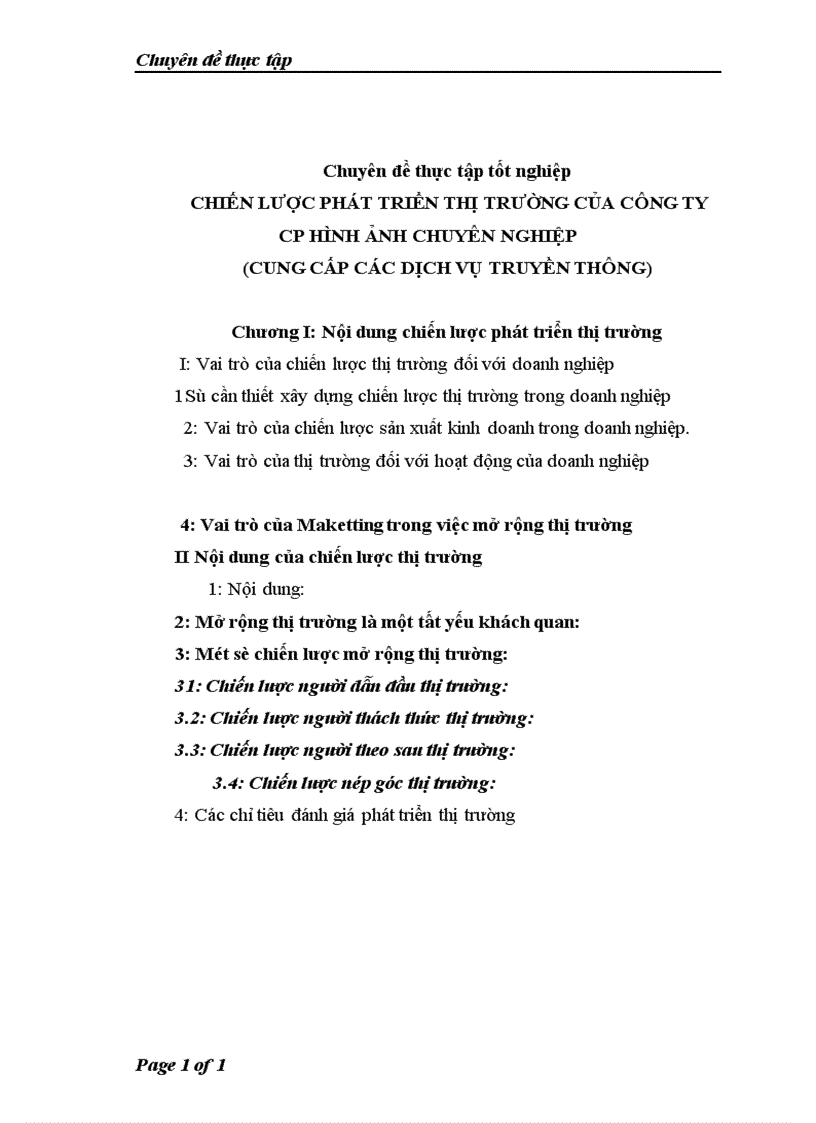 image for page Thực trạng thực hiện chiến lược thị trường đối với doanh nghiệp