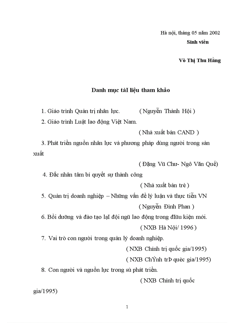 image for page Một số vấn đề về công tác quản trị nhân lực tại Công ty Điện lực Hải Phòng 1