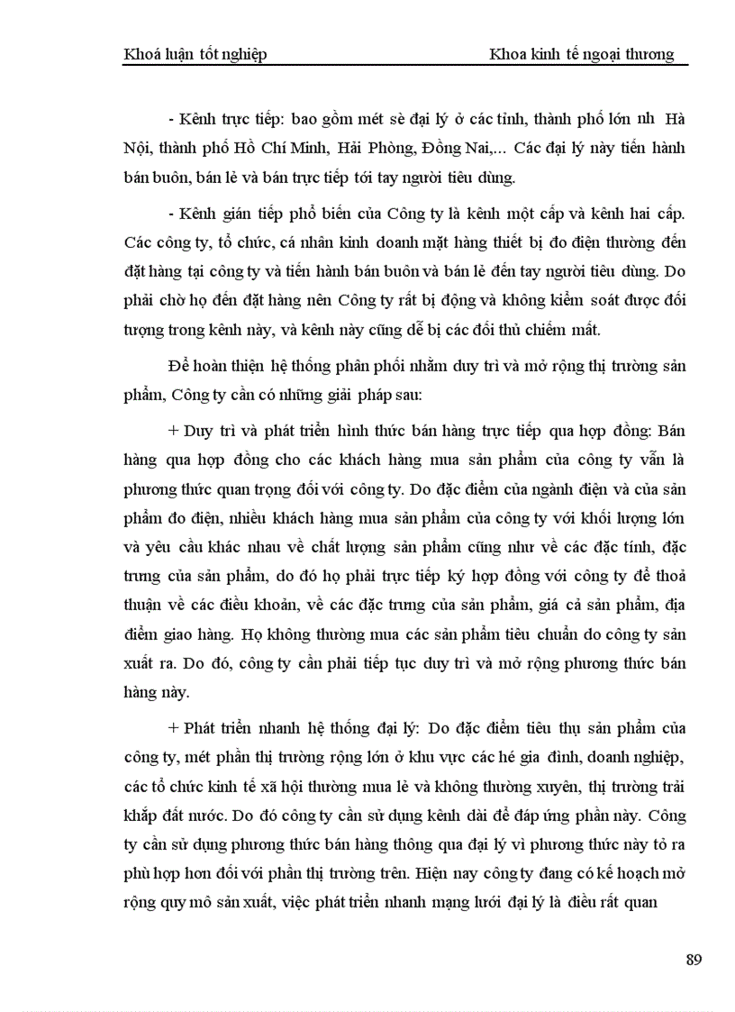 image for page Những giải pháp kinh tế nhằm nâng cao năng lực cạnh tranh của Công ty thiết bị đo điện Hà nội