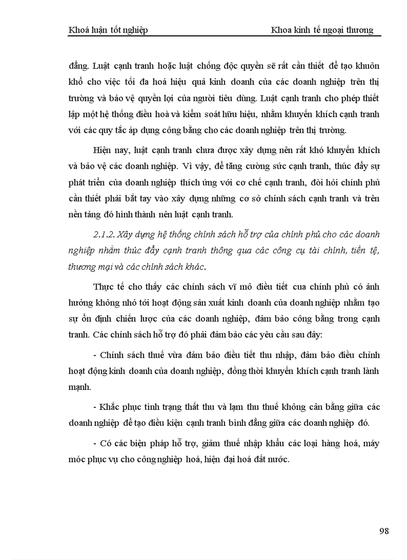 image for page Những giải pháp kinh tế nhằm nâng cao năng lực cạnh tranh của Công ty thiết bị đo điện Hà nội