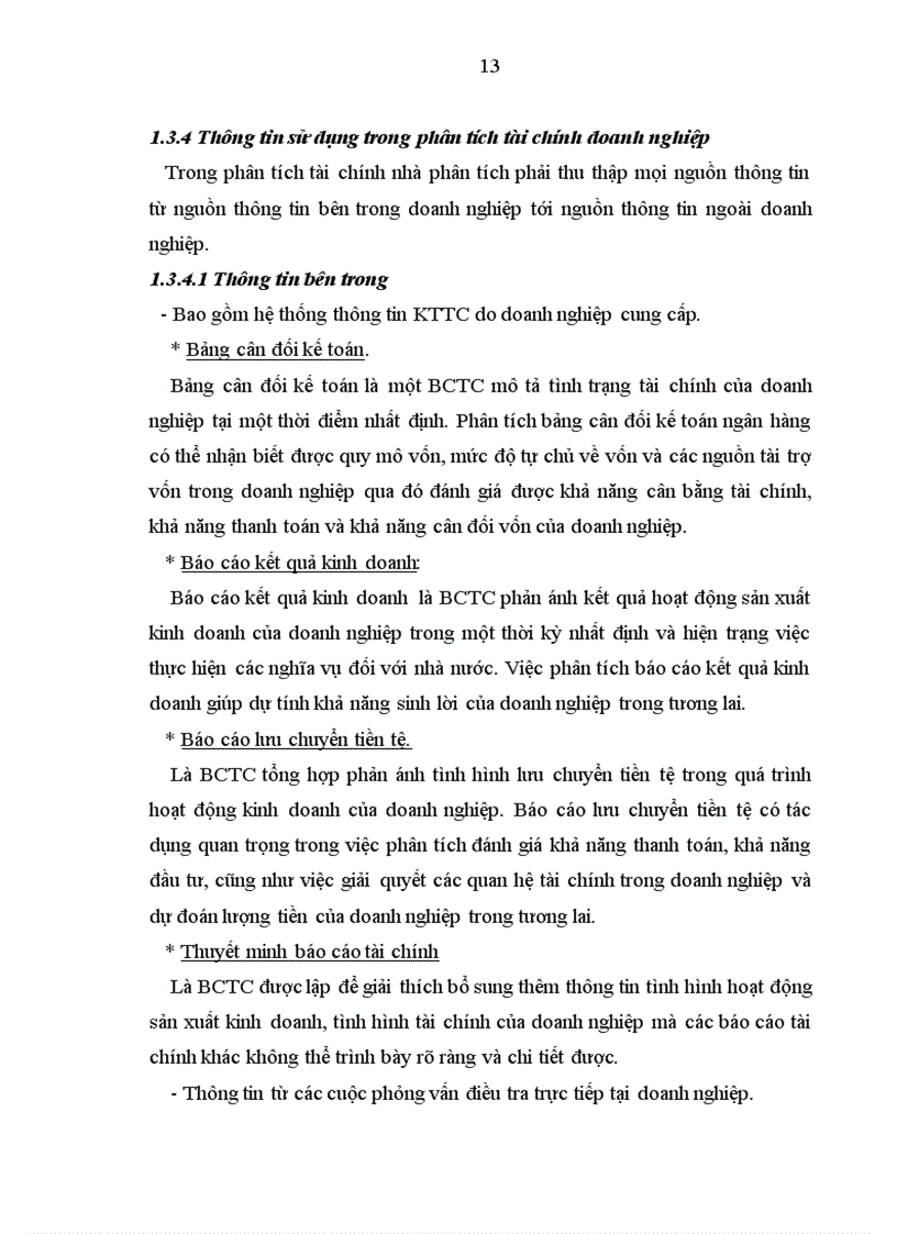 image for page Hoàn thiện công tác phân tích tài chính doanh nghiệp phục vụ cho hoạt động tín dụng tại Ngân hàng nông nghiệp và phát triển nông thôn Bắc Hà Nội 1